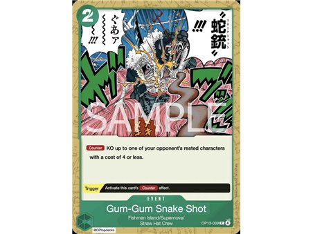 Gum-Gum Snake Shot (Common)