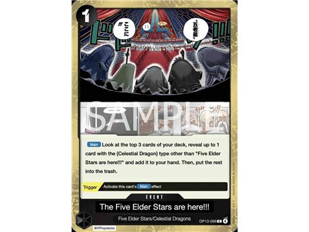 The Five Elders Are at You Service!!! (Rare)