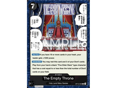 The Empty Throne (Common)