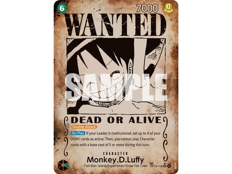 Monkey.D.Luffy (Wanted Poster)