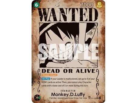 Monkey.D.Luffy (Wanted Poster)