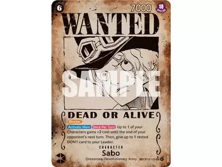 Sabo (Wanted Poster)