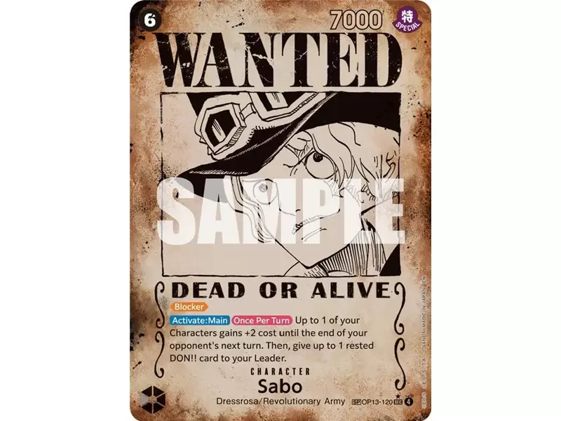 Sabo (Wanted Poster)