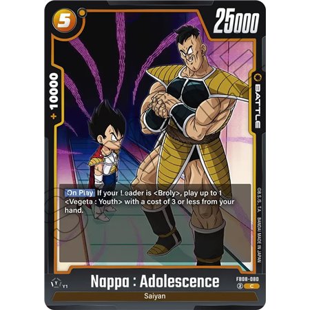 Nappa : Adolescence (Common)