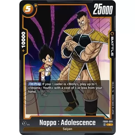 Nappa : Adolescence (Common)