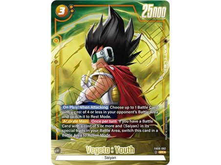 Vegeta : Youth (Alternate Art)