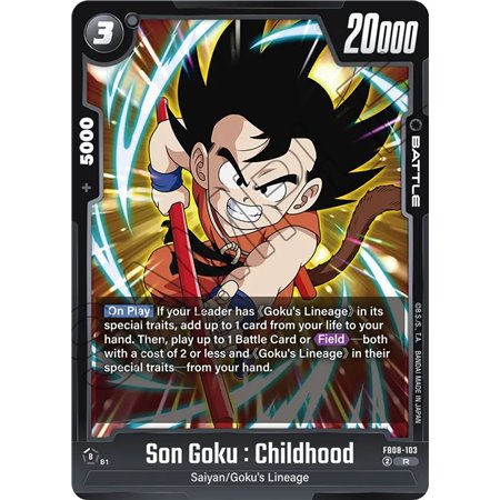 Son Goku : Childhood (Rare)