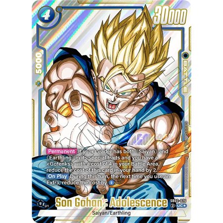 Son Gohan : Adolescence (Alternate Art)