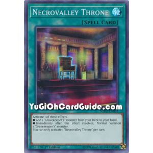 Necrovalley Throne (Super Rare)