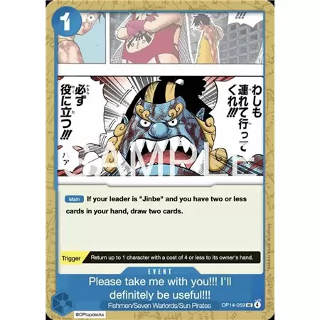 Please Take Me with You!! I Can Be of Great Help to You!! (Uncommon)