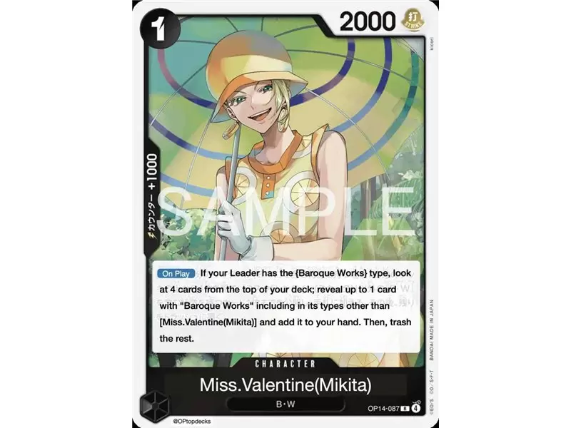 Miss. Valentine (Mikita) (Rare)