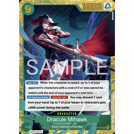 Dracule Mihawk (Secre Rare)