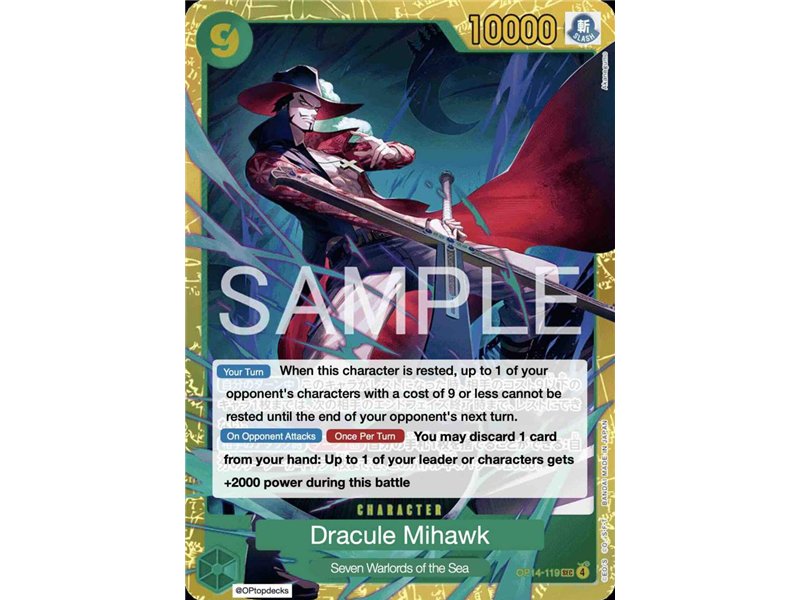 Dracule Mihawk (Secre Rare)