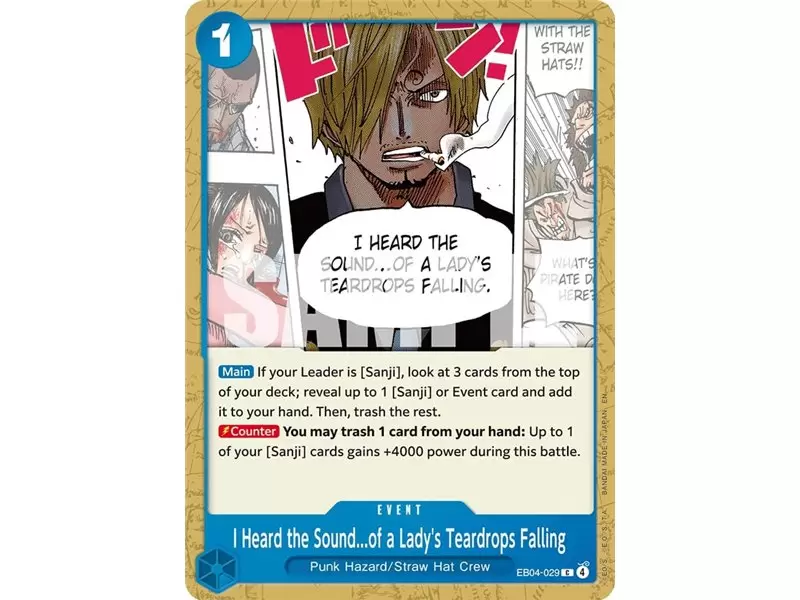 I Heard the Sound�of a Lady's Teardrops Falling (Common)