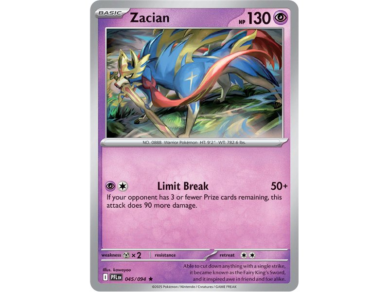 Zacian (Rare Holofoil)