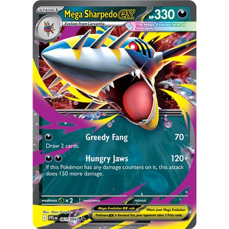 Mega Sharpedo ex (Double Rare)