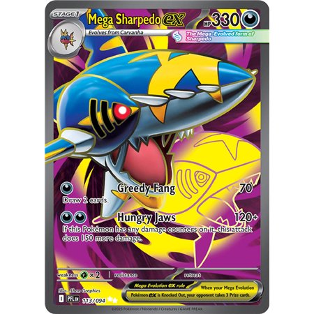 Mega Sharpedo ex (Ultra Rare)