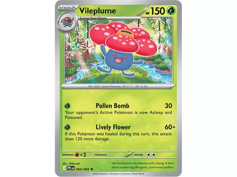 Vileplume (Uncommon/Reverse Holofoil)