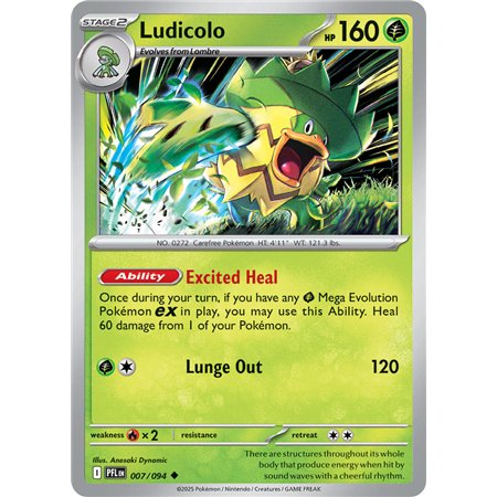 Ludicolo (Uncommon/Reverse Holofoil)