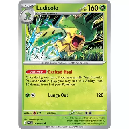 Ludicolo (Uncommon/Reverse Holofoil)