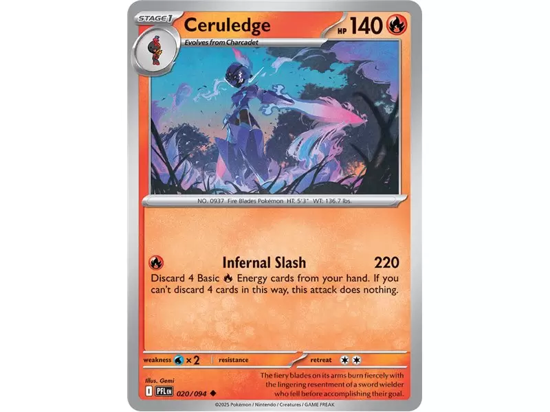 Ceruledge (Uncommon/Reverse Holofoil)