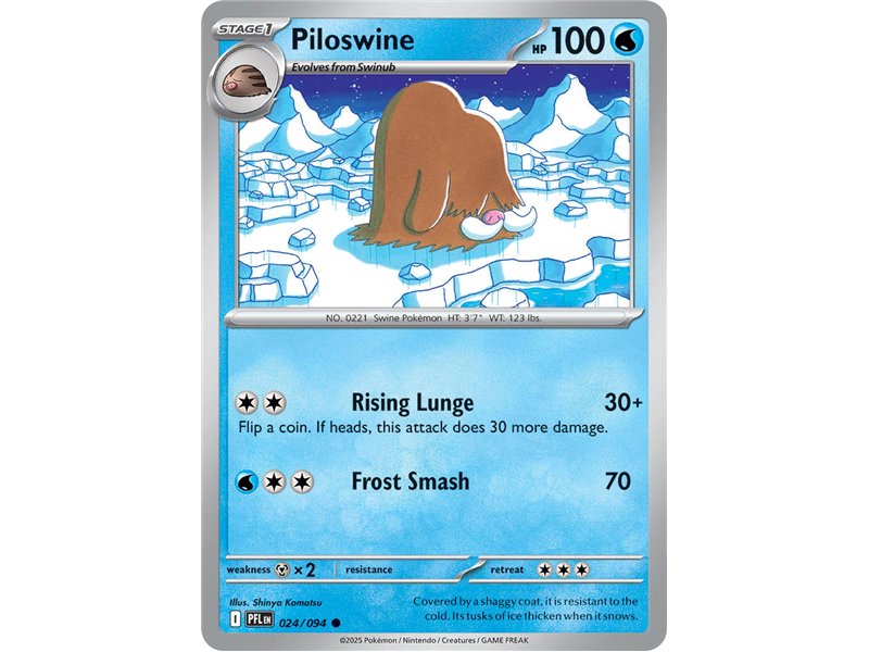Piloswine (Common/Reverse Holofoil)