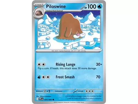 Piloswine (Common/Reverse Holofoil)