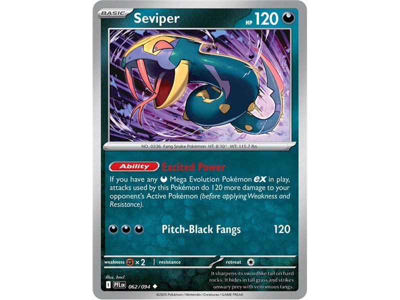Seviper (Uncommon/Reverse Holofoil)