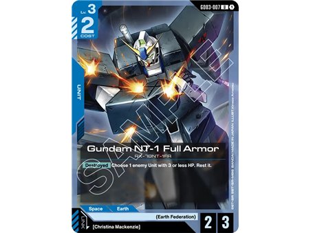 Gundam NT-1 Full Armor (Uncommon)
