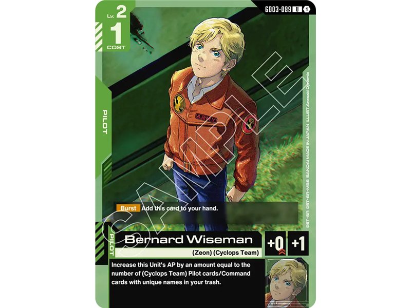 Bernard Wiseman (Uncommon)