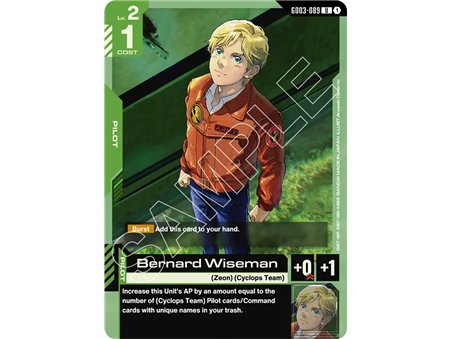 Bernard Wiseman (Uncommon)