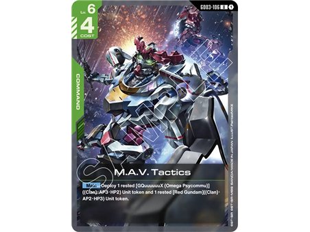 M.A.V. Tactics (Uncommon)