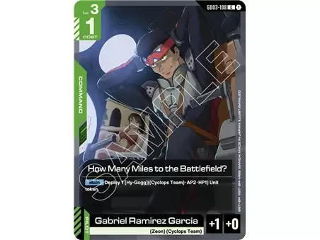 How Many Miles to the Battlefield? (Common)