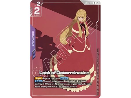 Look of Determination (Rare +)