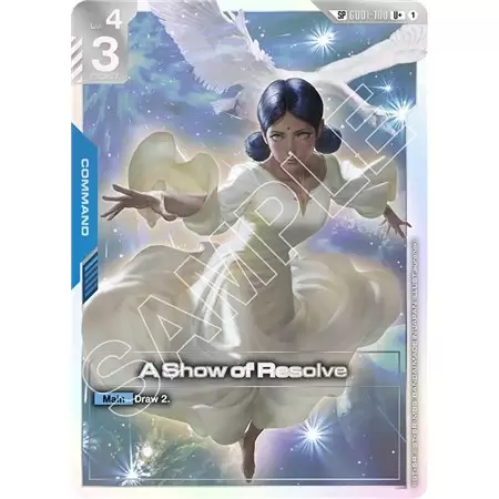 A Show of Resolve (SP) (Uncommon +)