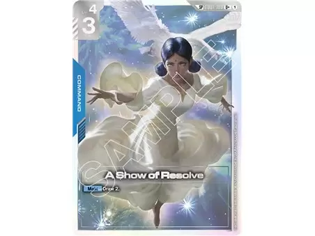 A Show of Resolve (SP) (Uncommon +)