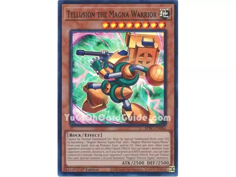 Tellusion the Magna Warrior (Super Rare)
