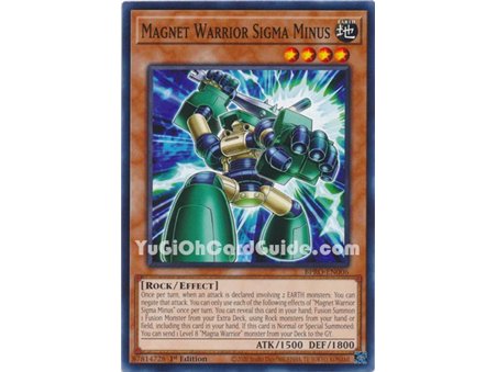 Magnet Warrior Sigma Minus (Common)