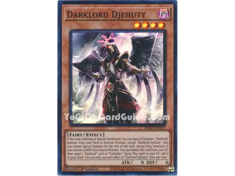 Darklord Djehuty (Super Rare)