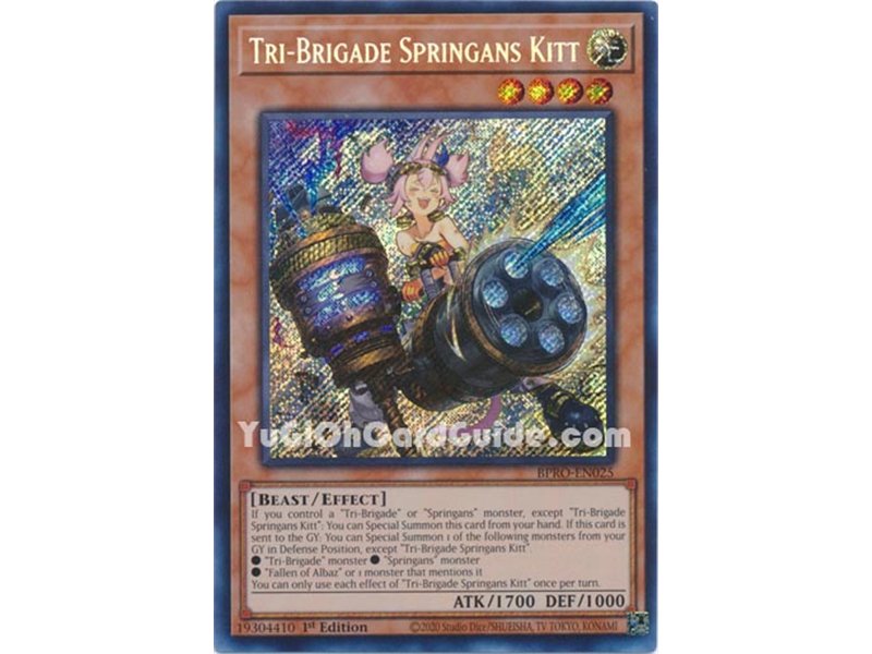 Tri-Brigade Springans Kitt (Secret Rare) 