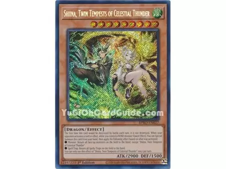 Shiina, Twin Tempests of Celestial Thunder (Secret Rare) 