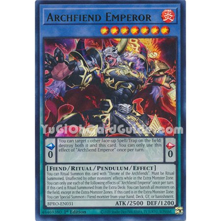 Archfiend Emperor (Ultra Rare)