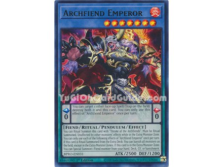 Archfiend Emperor (Ultra Rare)