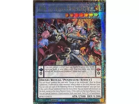Archfiend Emperor (Starlight Rare)