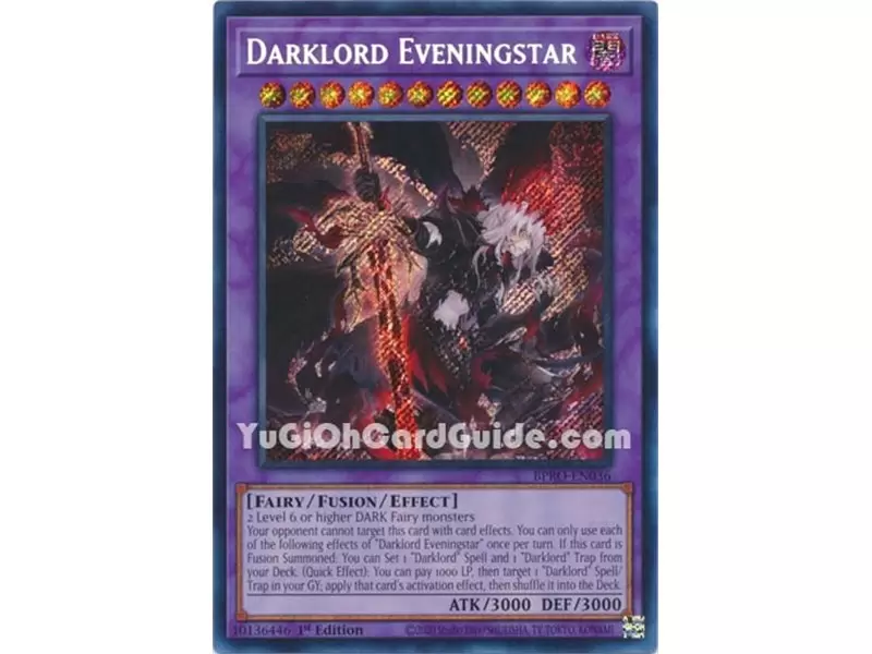 Darklord Eveningstar (Secret Rare) 