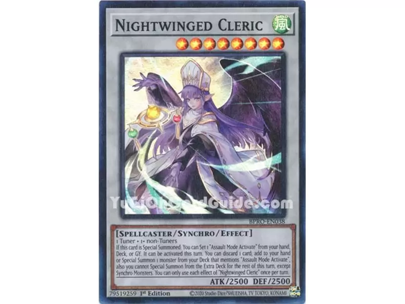 Nightwinged Cleric (Super Rare)