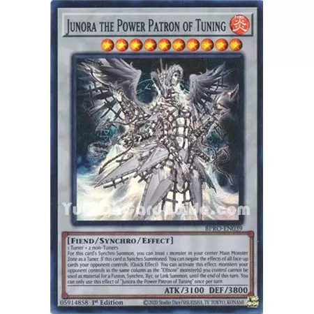 Junora the Power Patron of Tuning (Super Rare)