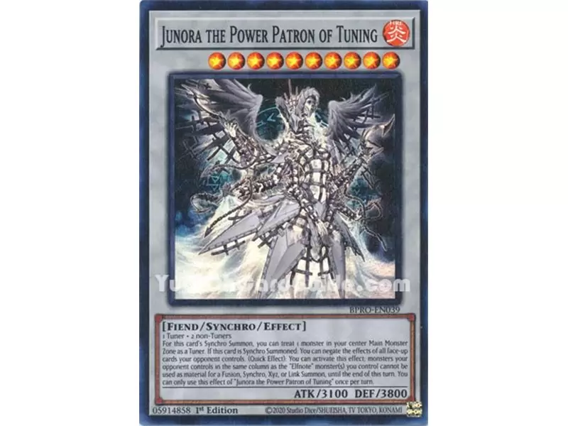 Junora the Power Patron of Tuning (Super Rare)