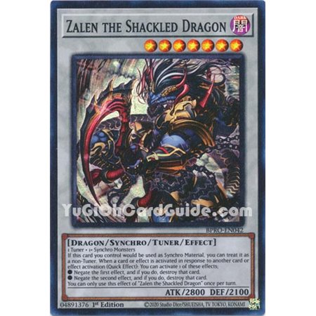 Zalen the Shackled Dragon (Super Rare)