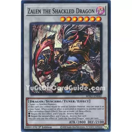 Zalen the Shackled Dragon (Super Rare)